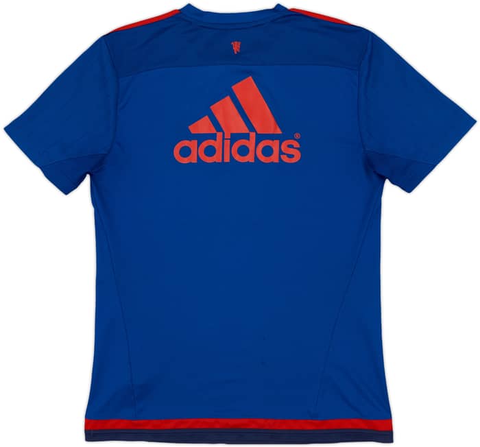 2015-16 Manchester United adizero Training Shirt - 9/10 - (S)