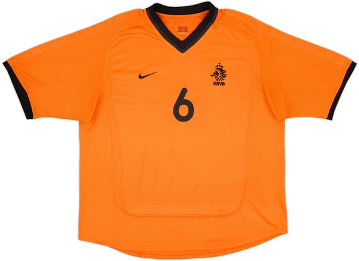 2000-02 Netherlands Home Shirt Seedorf #6 - 9/10 - (XL)