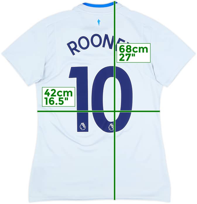 2017-18 Everton Away Shirt Rooney #10 - 8/10 - (Women's S)