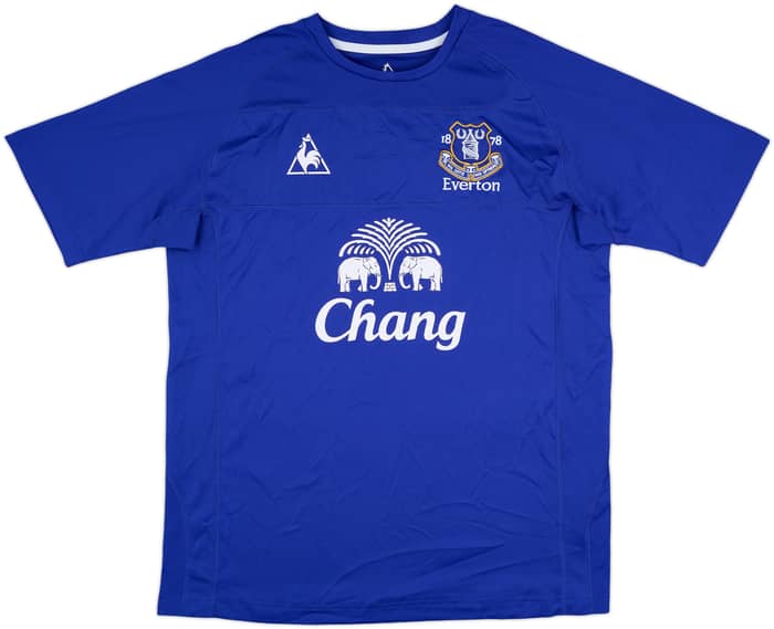 2010-11 Everton Home Shirt Baines #3 - 8/10 - (L)