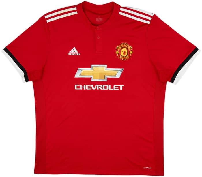 2017-18 Manchester United Home Shirt Shaw #23 - 9/10 - (XL)