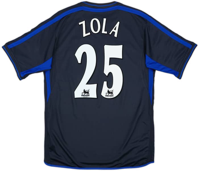 2002-04 Chelsea Away Shirt Zola #25 - 10/10 - (M)