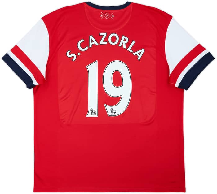 2012-14 Arsenal Home Shirt S.Cazorla #19 - 6/10 - (XL)