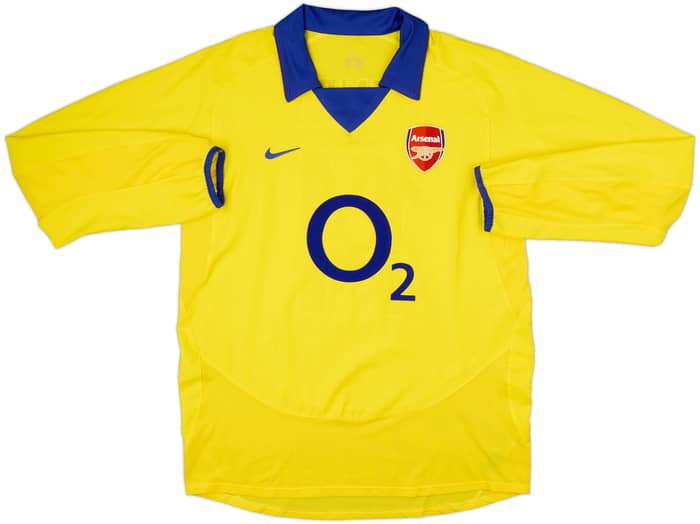 2003-05 Arsenal Away L/S Shirt Henry #14 - 9/10 - (M)