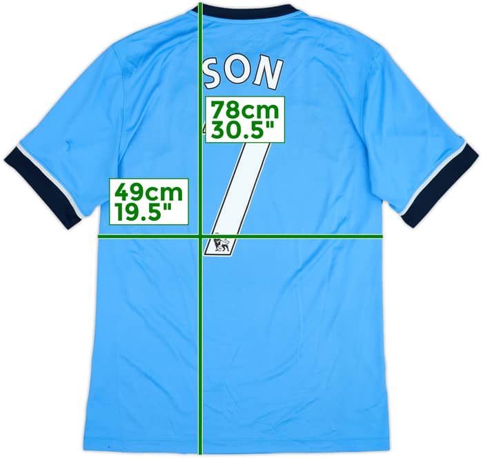 2015-16 Tottenham Away Shirt Son #7 - 8/10 - (M)