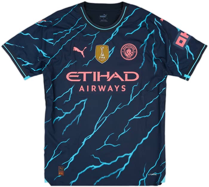 2023-24 Manchester City Match Issue FA Cup Third Shirt Gvardiol #24