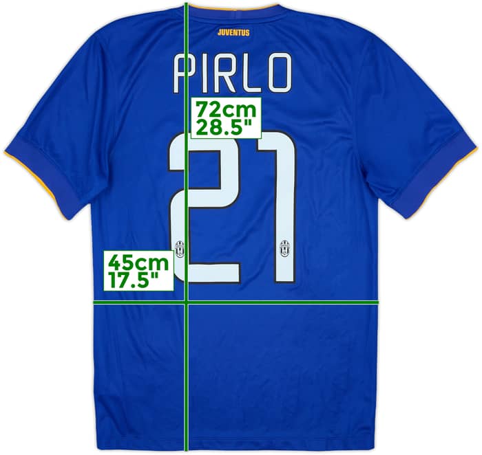 2014-15 Juventus Away Shirt Pirlo #21 - 8/10 - (S)