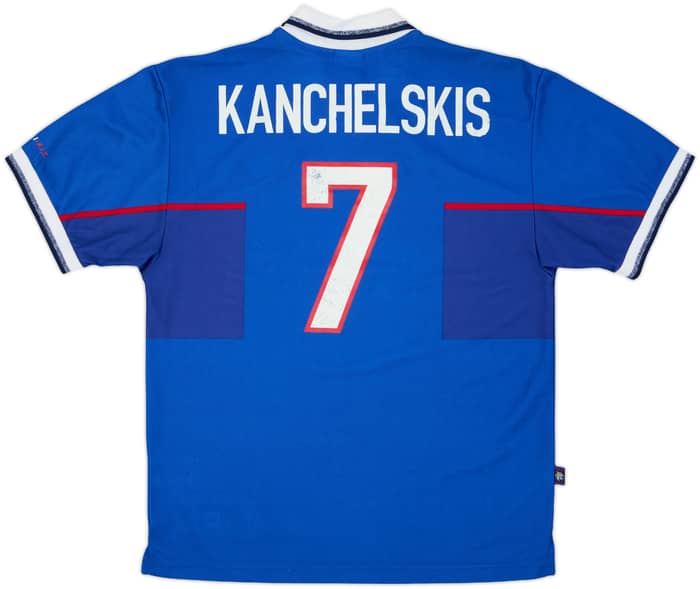 1997-99 Rangers Home Shirt Kanchelskis #7 - 6/10 - (M)