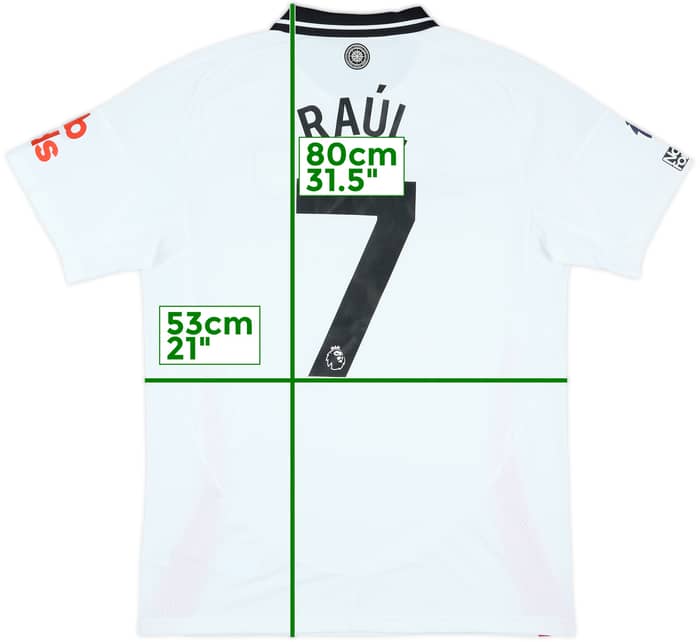 2024-25 Fulham Match Issue Home Shirt Raul #7