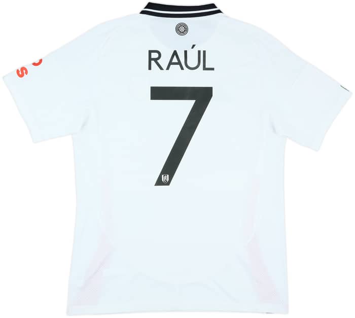 2024-25 Fulham Match Issue FA Cup Home Shirt Raul #7