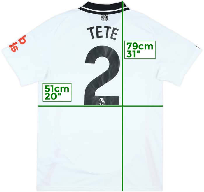 2024-25 Fulham Match Issue Home Shirt Tete #2
