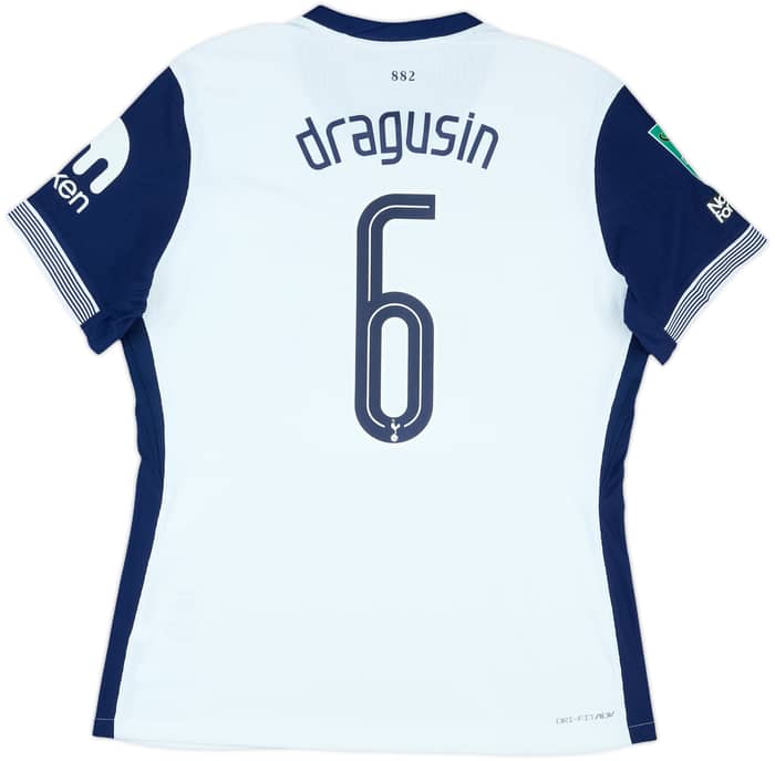 2024-25 Tottenham Match Issue Carabao Cup Home Shirt Dragusin #6