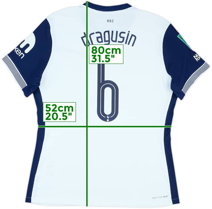 2024-25 Tottenham Match Issue Carabao Cup Home Shirt Dragusin #6