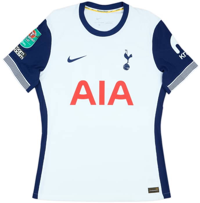 2024-25 Tottenham Match Worn Carabao Cup Home Shirt P.M.Sarr #29