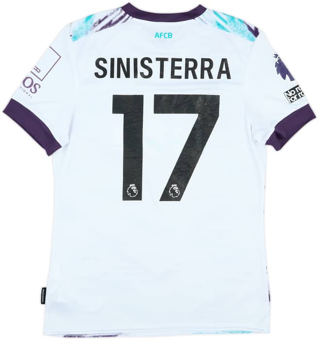 2024-25 Bournemouth Match Issue Away Shirt Sinisterra #17