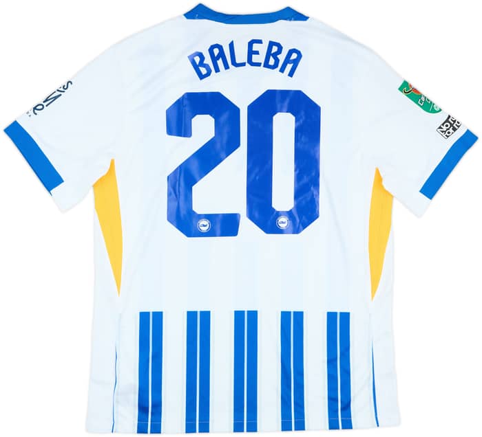 2024-25 Brighton Match Issue Carabao Cup Home Shirt Baleba #20