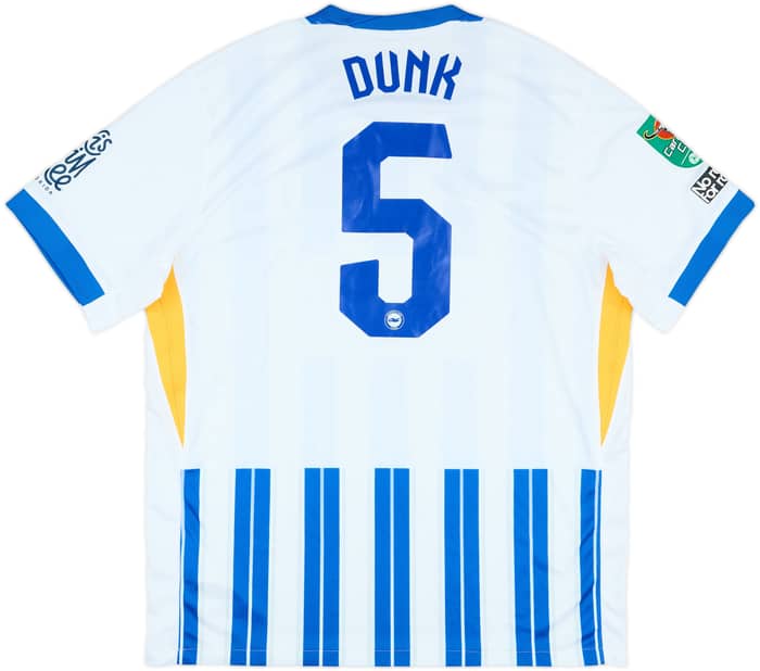 2024-25 Brighton Match Issue Carabao Cup Home Shirt Dunk #5