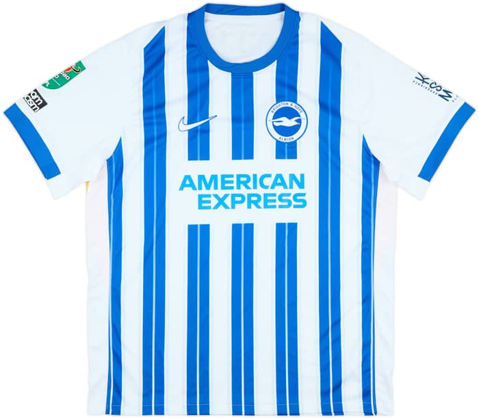 2024-25 Brighton Match Issue Carabao Cup Home Shirt Dunk #5