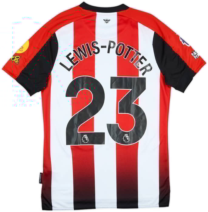 2024-25 Brentford Match Issue Home Shirt Lewis-Potter #23