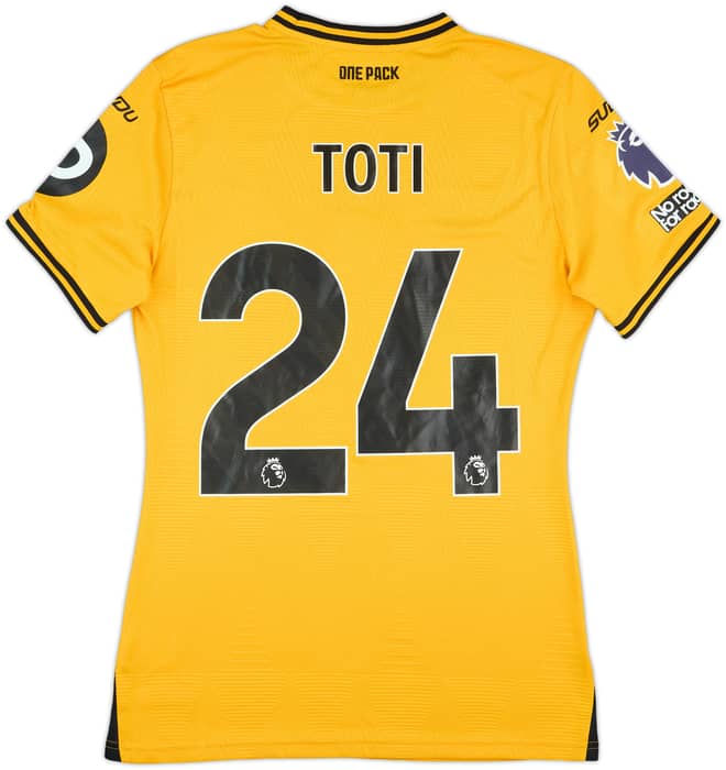 2024-25 Wolves Match Issue Home Shirt Toti #24