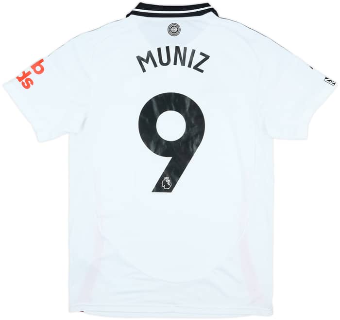 2024-25 Fulham Match Issue Home Shirt Muniz #9