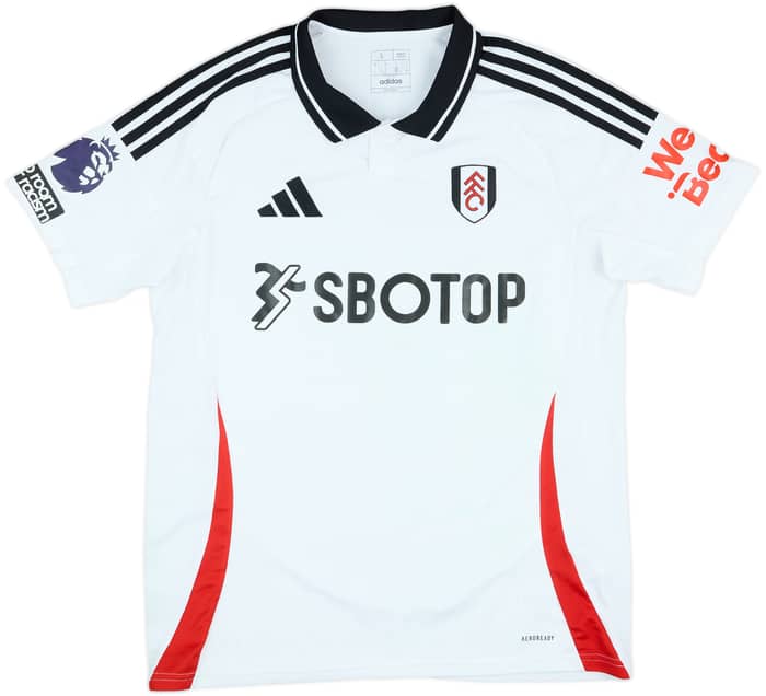 2024-25 Fulham Match Worn Home Shirt Muniz #9