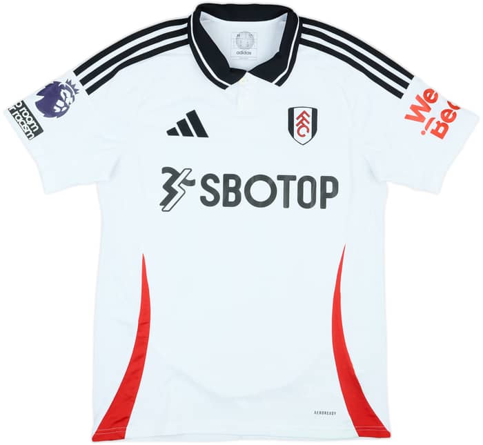 2024-25 Fulham Match Worn Home Shirt Robinson #33