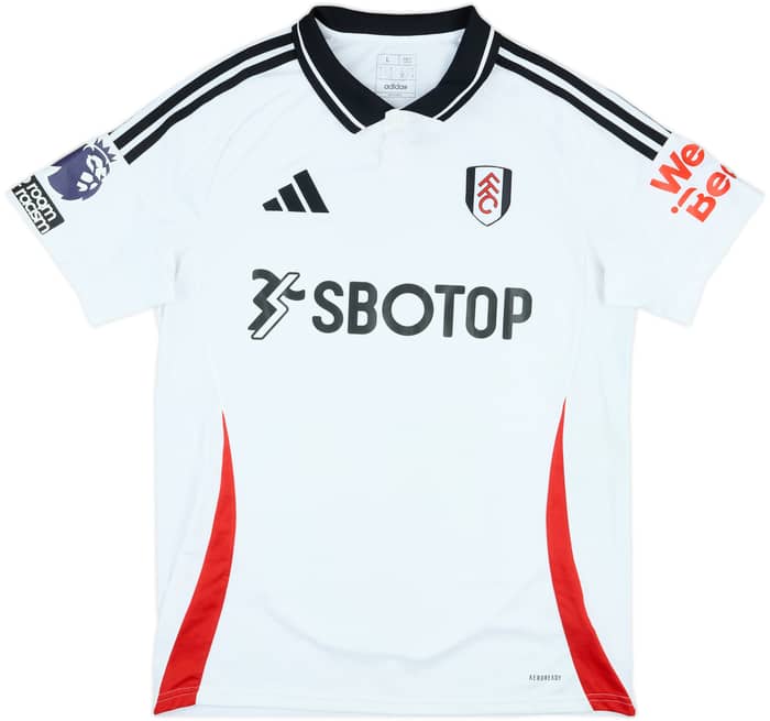 2024-25 Fulham Match Worn Home Shirt Tete #2