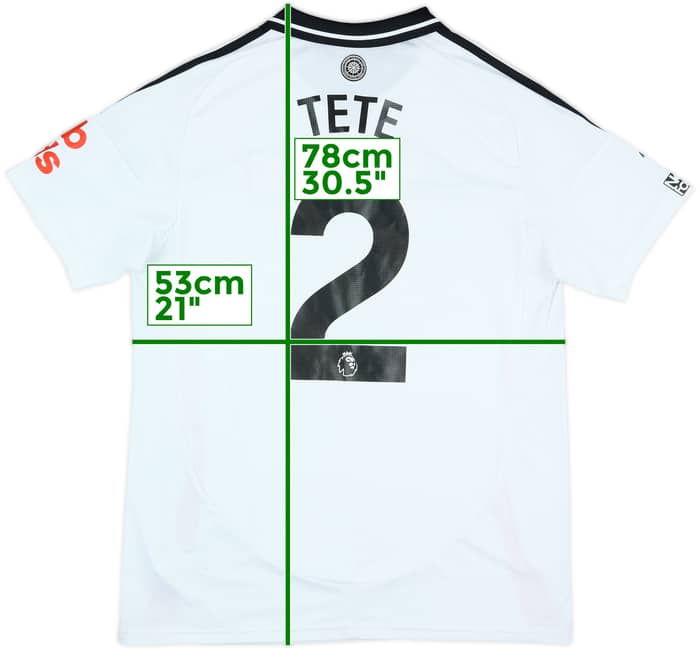 2024-25 Fulham Match Worn Home Shirt Tete #2