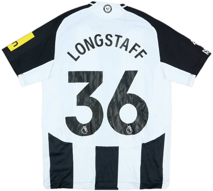 2024-25 Newcastle United Match Issue Home Shirt Longstaff #36