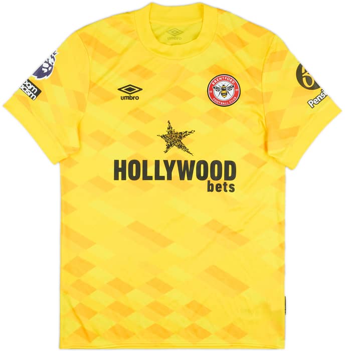 2024-25 Brentford Match Issue GK Shirt Flekken #1