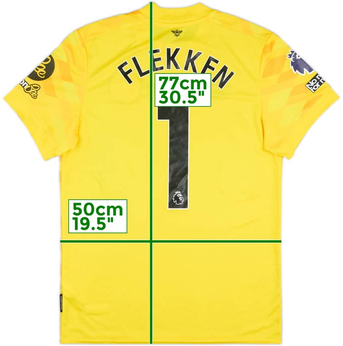 2024-25 Brentford Match Issue GK Shirt Flekken #1