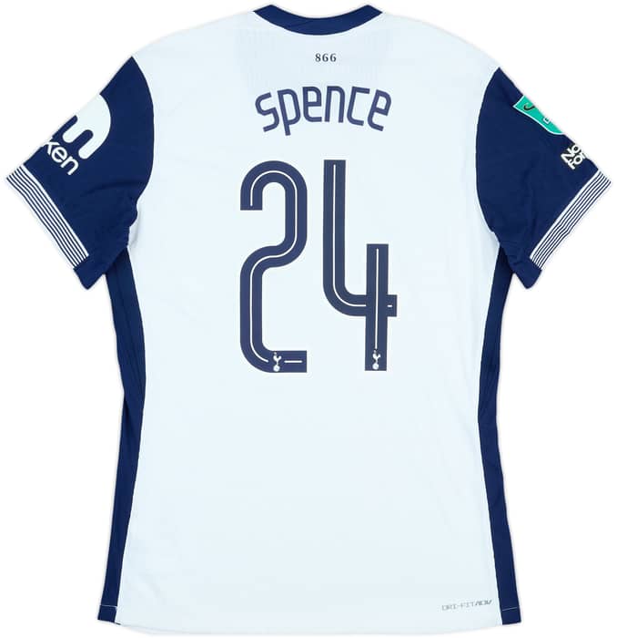 2024-25 Tottenham Match Issue Carabao Cup Home Shirt Spence #24