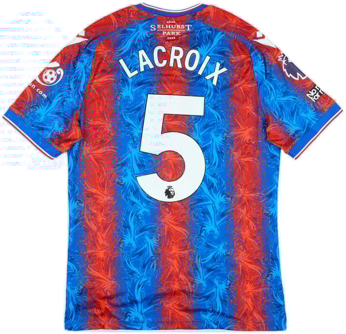 2024-25 Crystal Palace Match Issue Home Shirt Lacroix #5