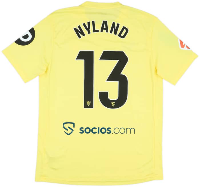 2024-25 Sevilla Match Issue GK Shirt Nyland #13