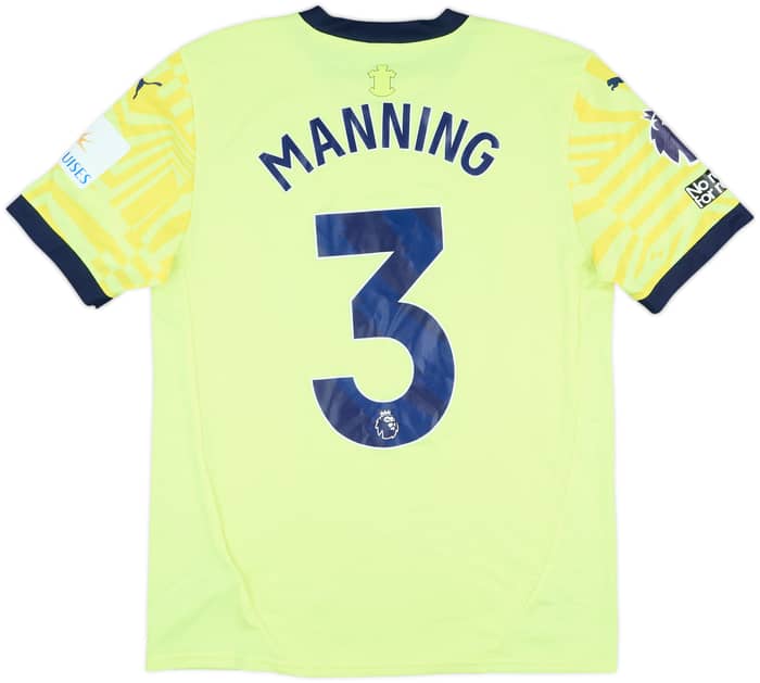 2024-25 Southampton Match Issue Away Shirt Manning #3