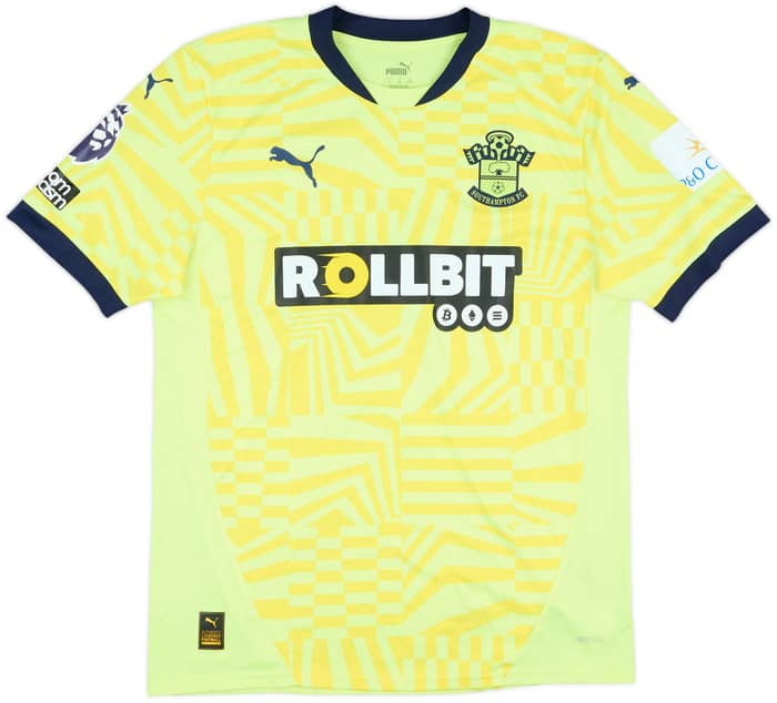 2024-25 Southampton Match Issue Away Shirt Manning #3