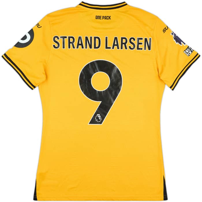 2024-25 Wolves Match Issue Home Shirt Strand Larsen #9