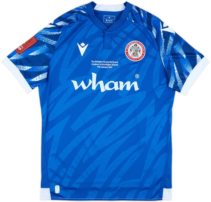 2024-25 Accrington Stanley Player Issue FA Cup Commemorative Shirt Coyle #6 - 8/10 - (M)