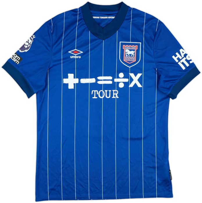 2024-25 Ipswich Match Issue Home Shirt Townsend #22