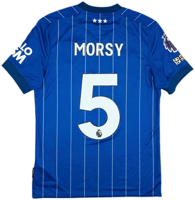 2024-25 Ipswich Match Issue Home Shirt Morsy #5