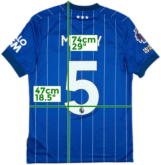 2024-25 Ipswich Match Issue Home Shirt Morsy #5