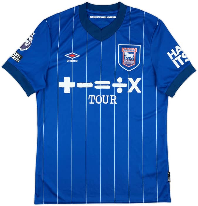 2024-25 Ipswich Match Issue Home Shirt Enciso #9
