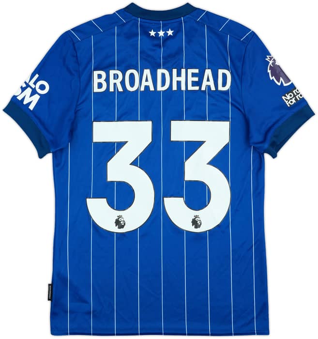 2024-25 Ipswich Match Issue Home Shirt Broadhead #33