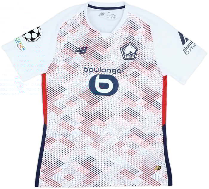 2024-25 Lille Match Issue Champions League Away Shirt Alexsandro R. #4