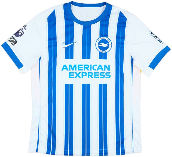 2024-25 Brighton Match Issue Home Shirt Welbeck #18
