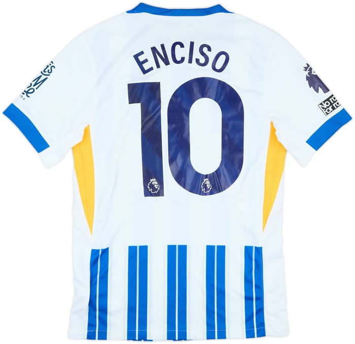 2024-25 Brighton Match Issue Home Shirt Enciso #10
