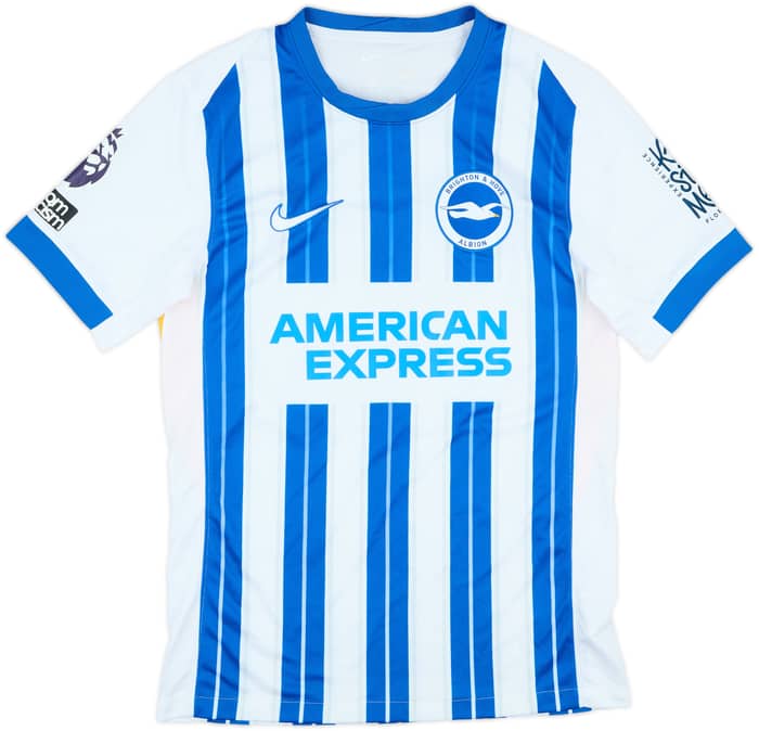 2024-25 Brighton Match Issue Home Shirt Enciso #10