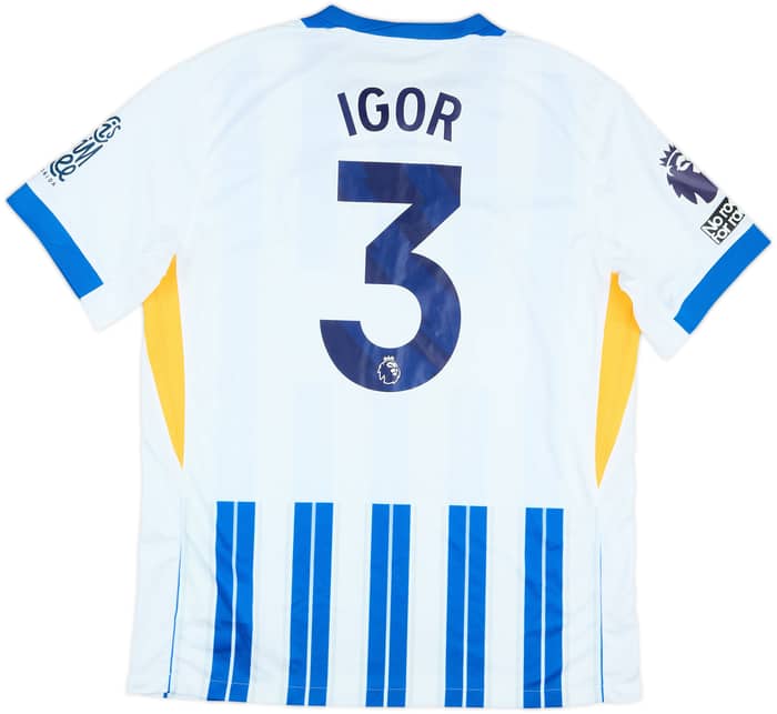 2024-25 Brighton Match Issue Home Shirt Igor #3