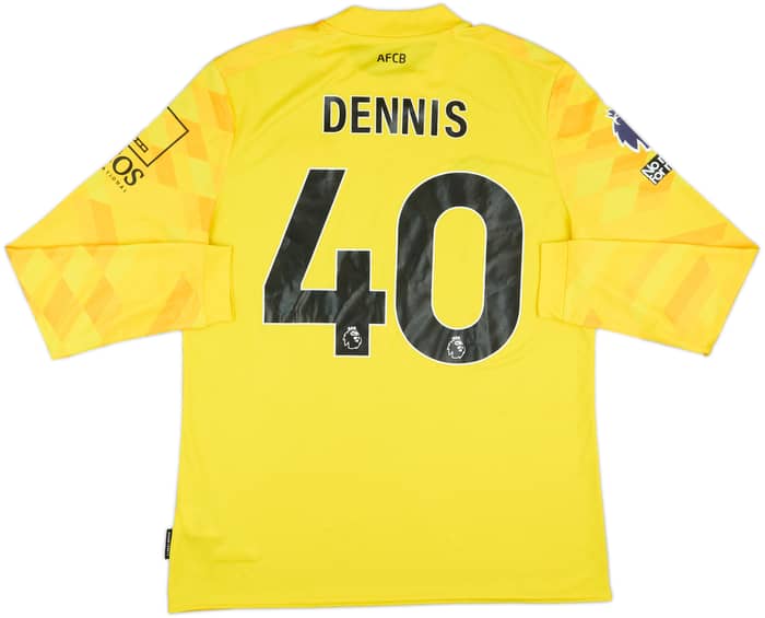 2024-25 Bournemouth Match Issue GK Shirt Dennis #40